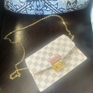 Louis Vuitton Croisette Wallet on Chain Bag- azur